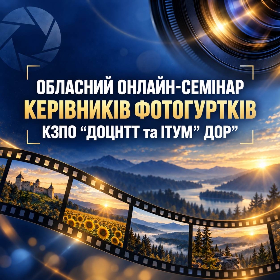 Онлайн-семінар керівників фотогуртків.